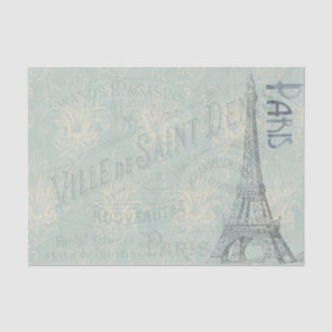 Papel De Seda Torre Eiffel de París y guión