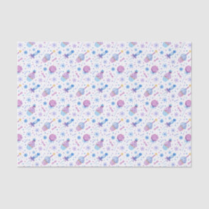 Papel De Seda Torta de la Copa de Nieve Azul y Morada divertida