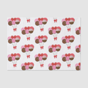 Papel De Seda Torta de San Valentín Palitos de Azúcar Dulces Per