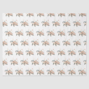 Papel De Seda Tortuga Adorable