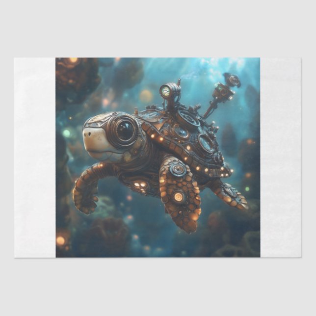 Papel De Seda Tortuga de vapor (Anverso)