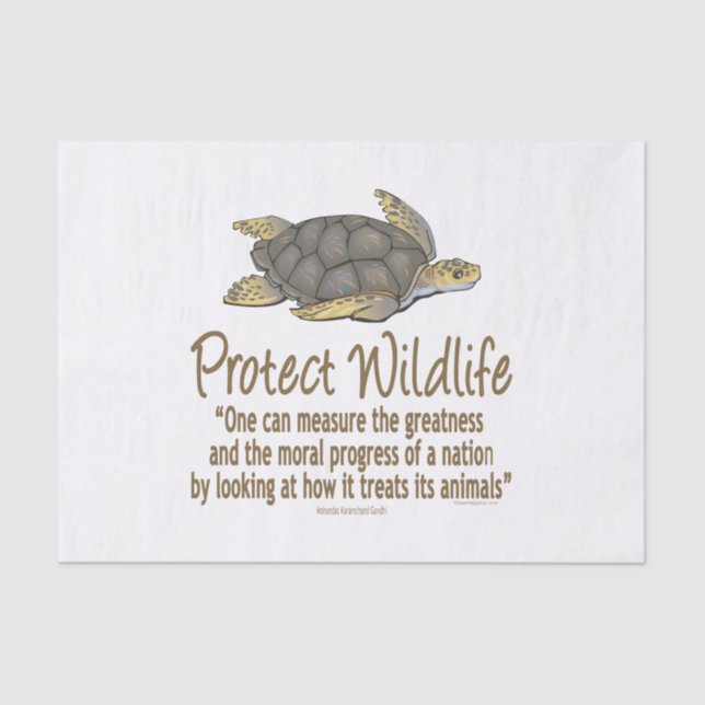 Papel De Seda Tortuga marina (Anverso)