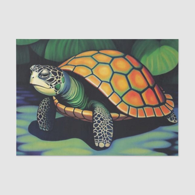 Papel De Seda Tortuga marina (Anverso)