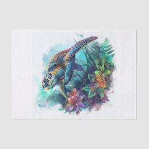 Papel De Seda Tortuga marina1