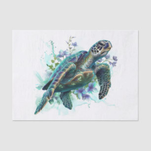 Papel De Seda Tortuga marina12