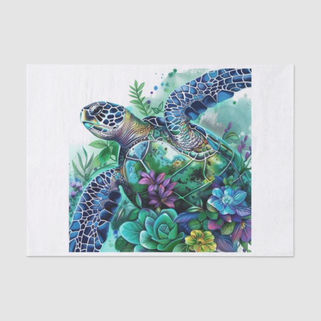 Papel De Seda Tortuga marina2 (Anverso)