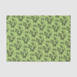 Papel De Seda Tortugas marinas en verde
