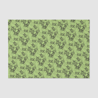 Papel De Seda Tortugas marinas en verde