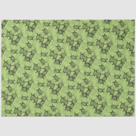 Papel De Seda Tortugas marinas en verde