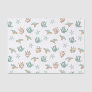 Papel De Seda Tortugas nadando