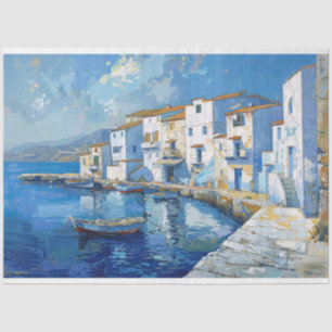 Papel De Seda Toscana Costera Decoupage Mediterráneo