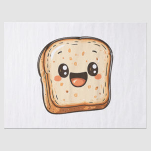 Papel De Seda Tostada sonriente del Personalizado de la sección