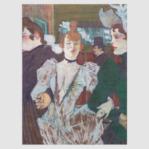 Papel De Seda Toulouse-Lautrec - La Goulue llegando al Rouge