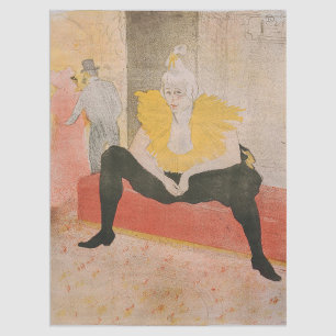 Papel De Seda Toulouse-Lautrec - Mademoiselle Cha-u-kao Sentada