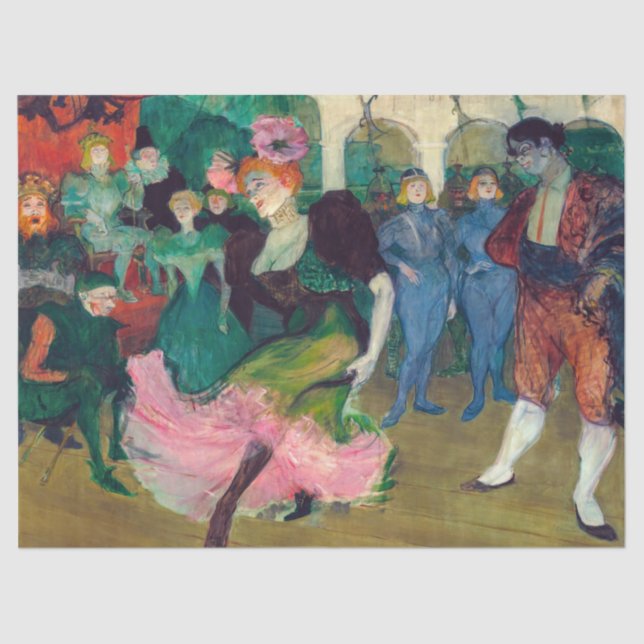 Papel De Seda Toulouse-Lautrec - Marcelle Lender, Dancing Bolero (Anverso)
