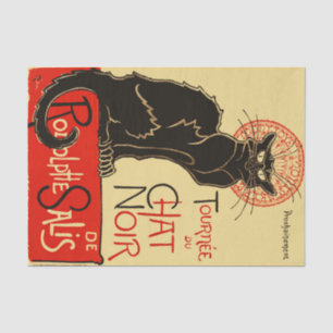 Papel De Seda Tournée du Chat Noir Art Nouveau