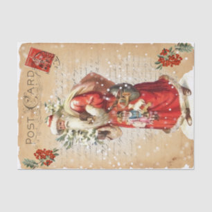 Papel De Seda Toy Bag Santa Tissue Paper