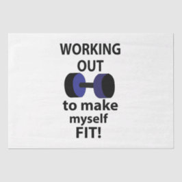 Papel De Seda Trabajar en la ponderación de entrenamiento