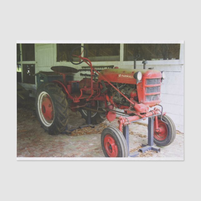 Papel De Seda Tractor de Georgia (Anverso)