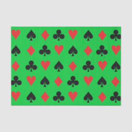 Papel De Seda Trajes de cartas de póker