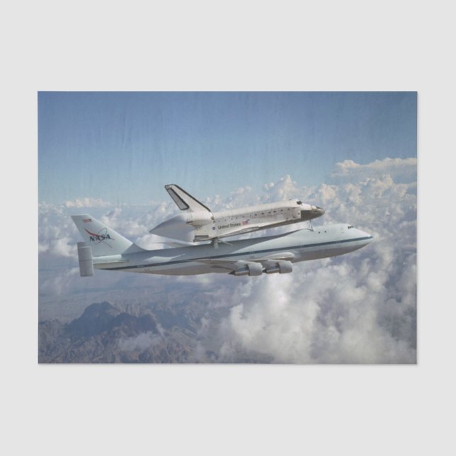 Papel De Seda Transbordador espacial (Anverso)