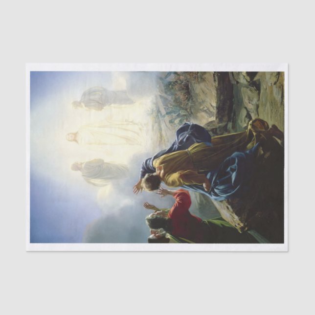 Papel De Seda Transfiguración de Jesús, Desnudo (Anverso)