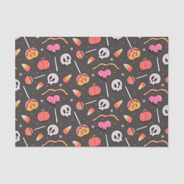 Papel De Seda Tratamientos de Halloween (Anverso)