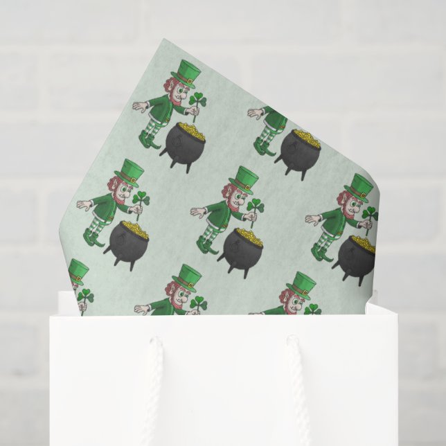 Papel De Seda Trébol de duende (Bolsa de regalo)