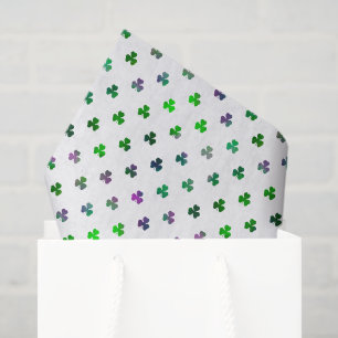 Papel De Seda Trébol Micro tono verde esmeralda - Micro