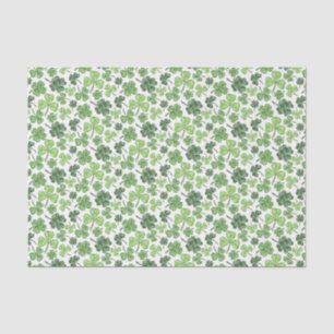 Papel De Seda Trébol Verde