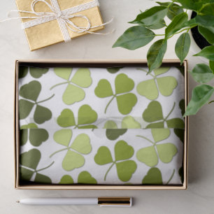 Papel De Seda Trébol verde en una variedad de tonos