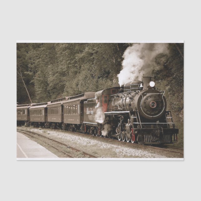 Papel De Seda Tren (Anverso)