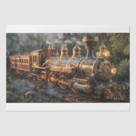 Papel De Seda Tren de Steampunk