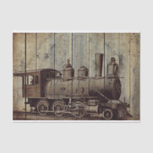Papel De Seda Tren de vapor vintage
