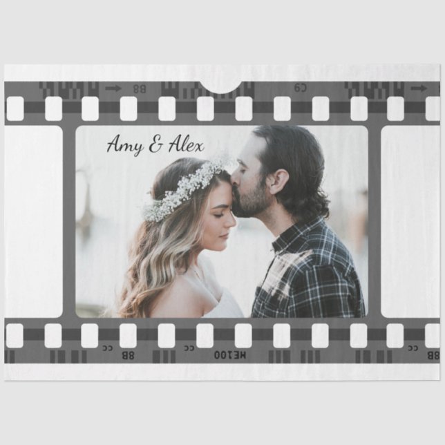 Papel De Seda Trendy Film Reel Movie Personalizado Picture Frame (Anverso)