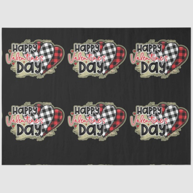 Papel De Seda Trendy My Día de San Valentín Long (Anverso)