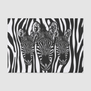 Papel De Seda Trendy Zebra Herd