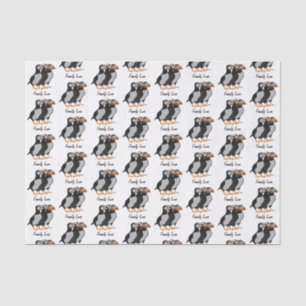 Papel De Seda Tres Albornoces Adorables Juntos Personalizado