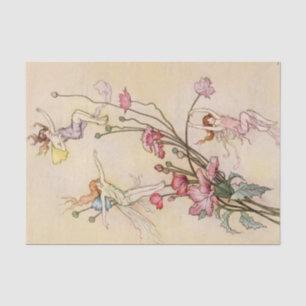 Papel De Seda “Tres Espíritus Locos de Alegría” de Warwick Goble