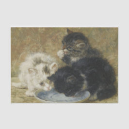 Papel De Seda Tres gatitos por Henriette Ronner-Knip