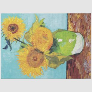 Papel De Seda Tres girasoles, Van Gogh