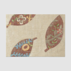 Papel De Seda Tres hojas sobre fondo de textura lineal