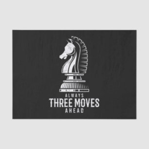 Papel De Seda Tres movimientos por delante del ajedrez Matt Game