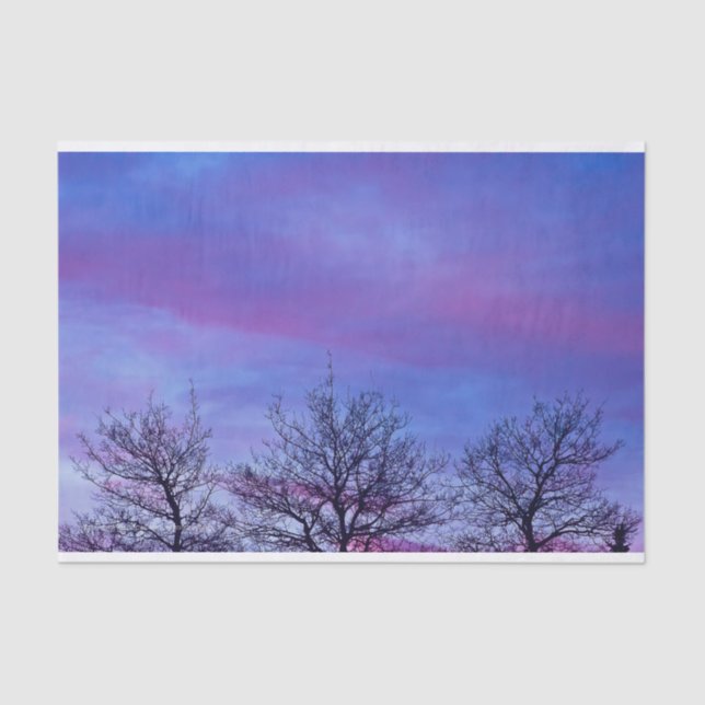 Papel De Seda Tres pistas de árbol (Anverso)