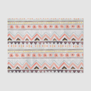 Papel De Seda Tribal, étnico, Boho, papel seda occidental,