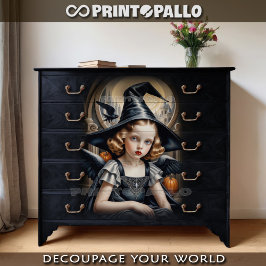 Papel De Seda Tributo a Tamara De Lempicka - La bruja chica