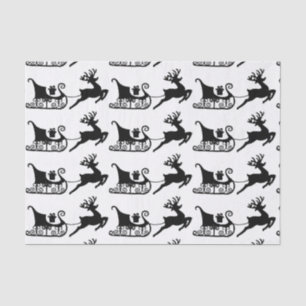 Papel De Seda Trineo del navidad