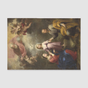 Papel De Seda Trinidades celestiales y terrenales de Murillo