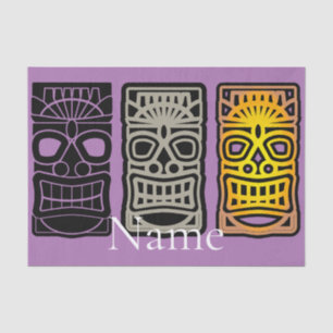 Papel De Seda Triple escultura tiki Thunder_Cove