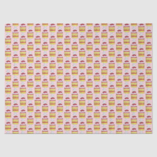 Papel De Seda Triple inglesa Fruit Custard Postre comida británi
